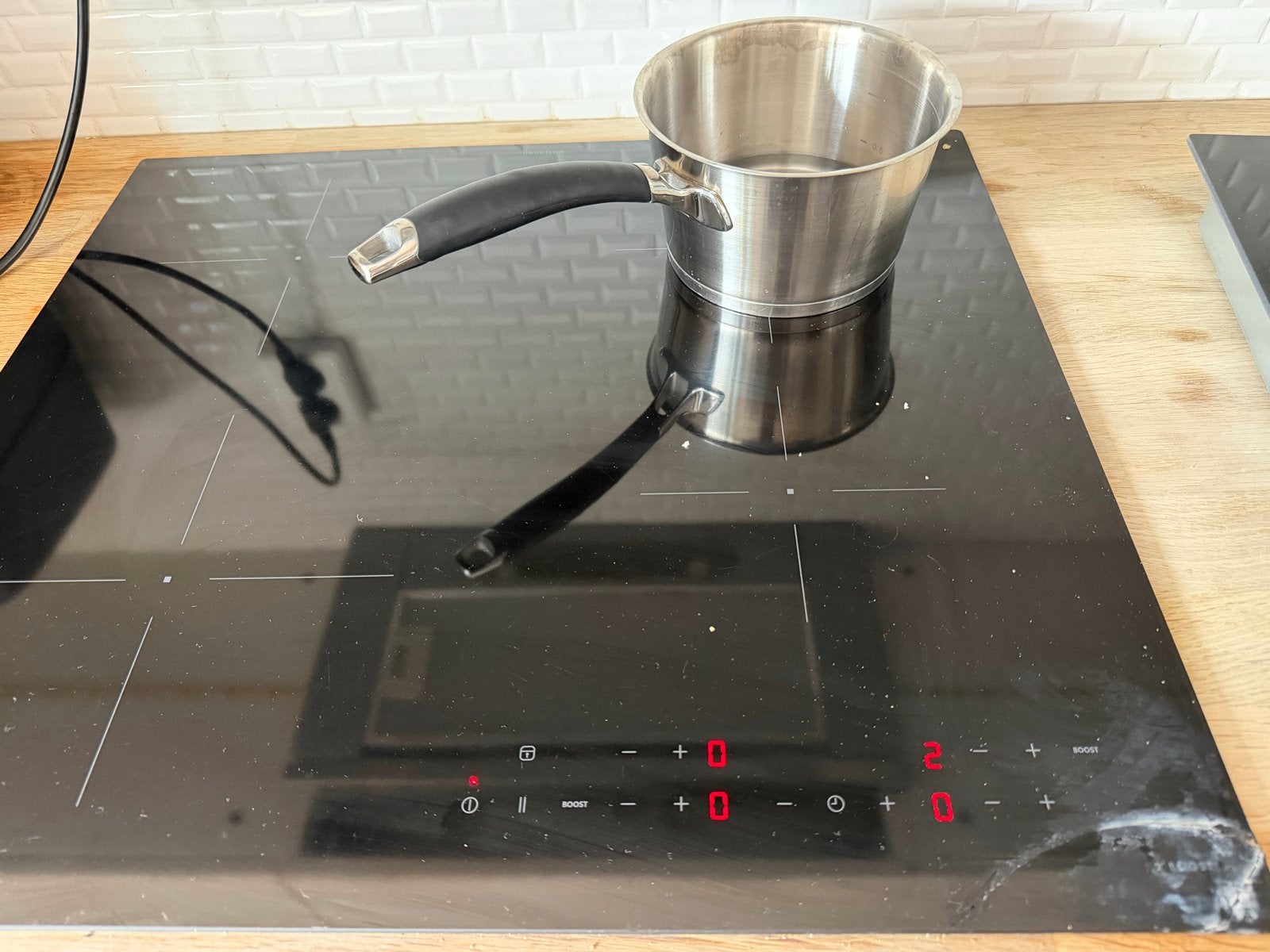 IKEA MATMÄSSIG inductiekookplaat - Werkt perfect, schade, Ophalen, Gebruikt, 4 kookzones, Inbouw