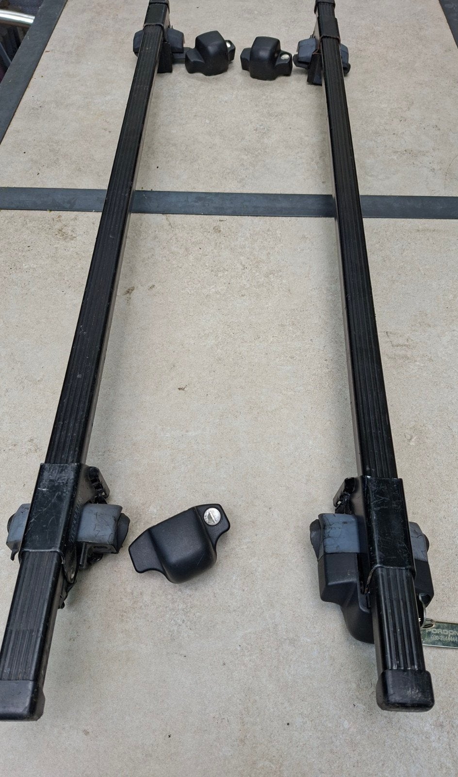 Stevige Thule dakdragers met sleutel - Gebruikt, Auto diversen, Dakdragers, Ophalen, Gebruikt