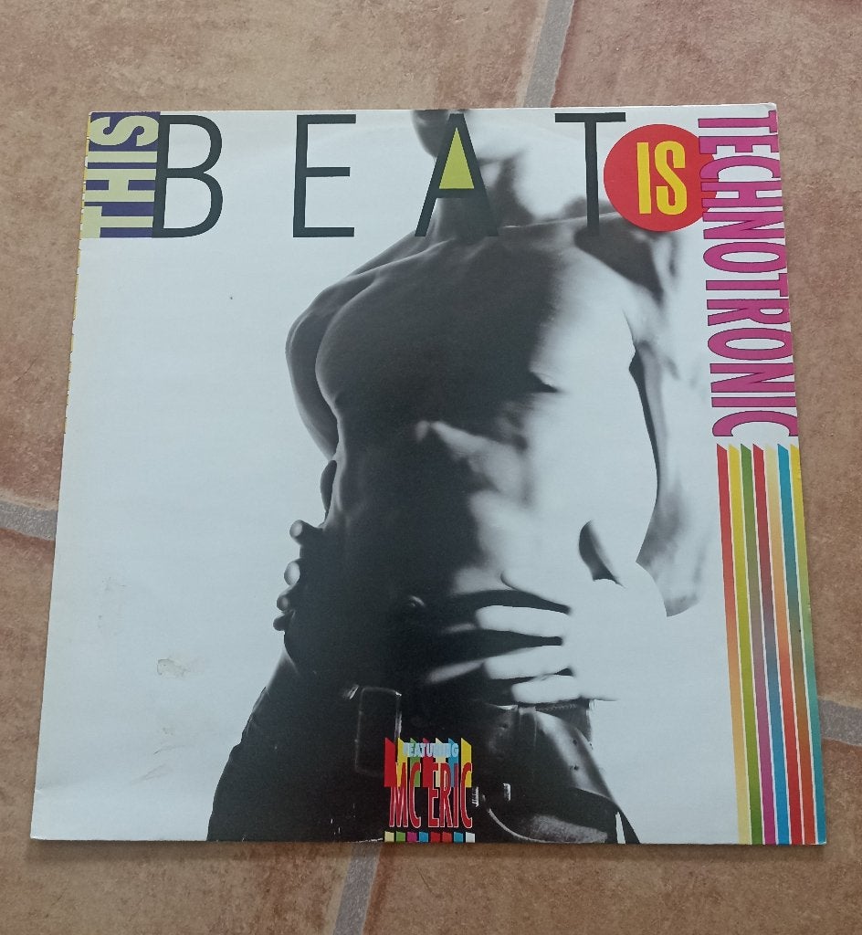 12'' Technotronic ft. MC Eric - This beat is technotronic, Ophalen of Verzenden, Gebruikt, 12 inch, Overige genres