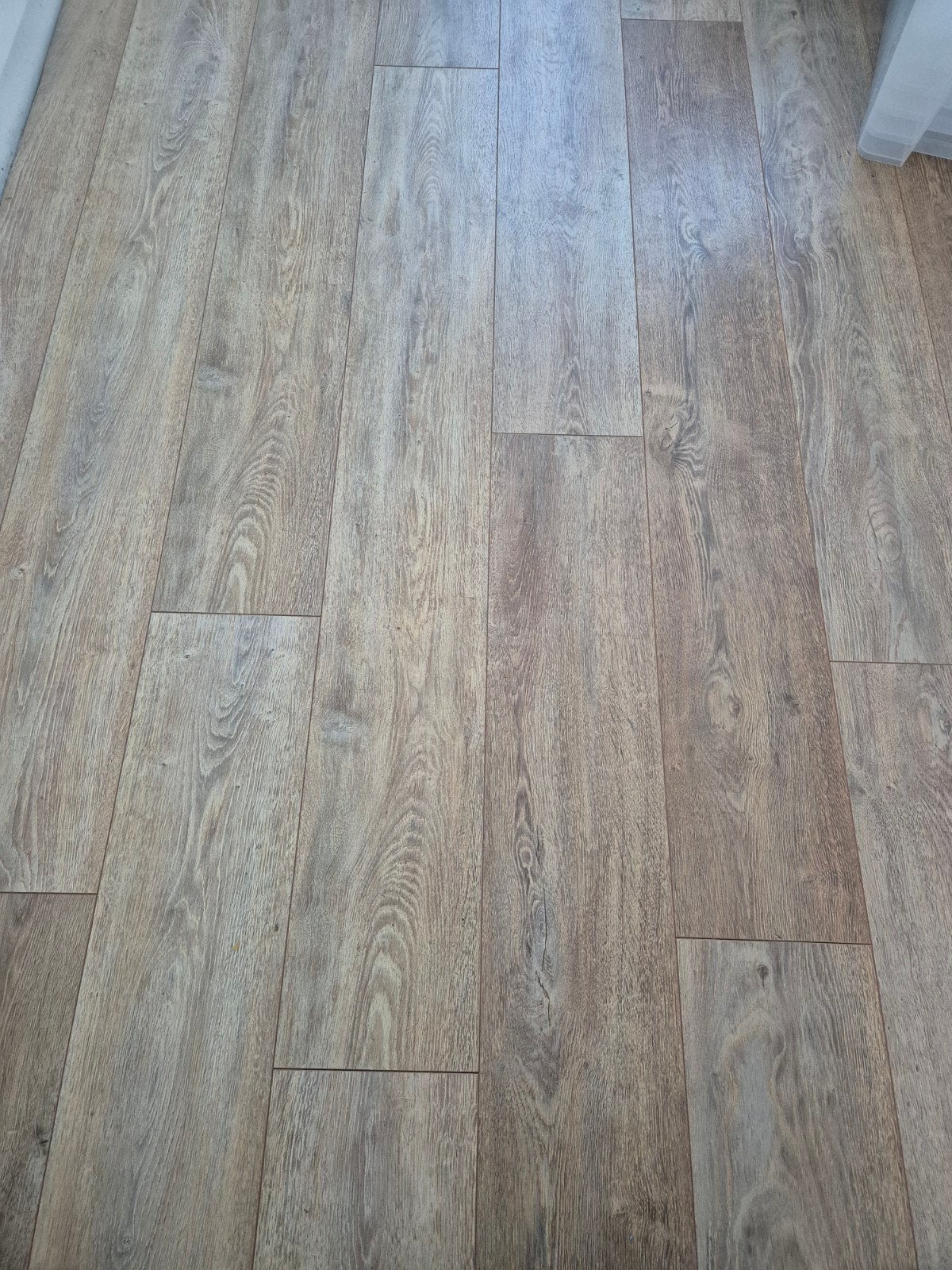Laminaat in houtlook 110m2 incl ondervloer, Ophalen, Gebruikt, 50 tot 150 cm, 10 m² of meer