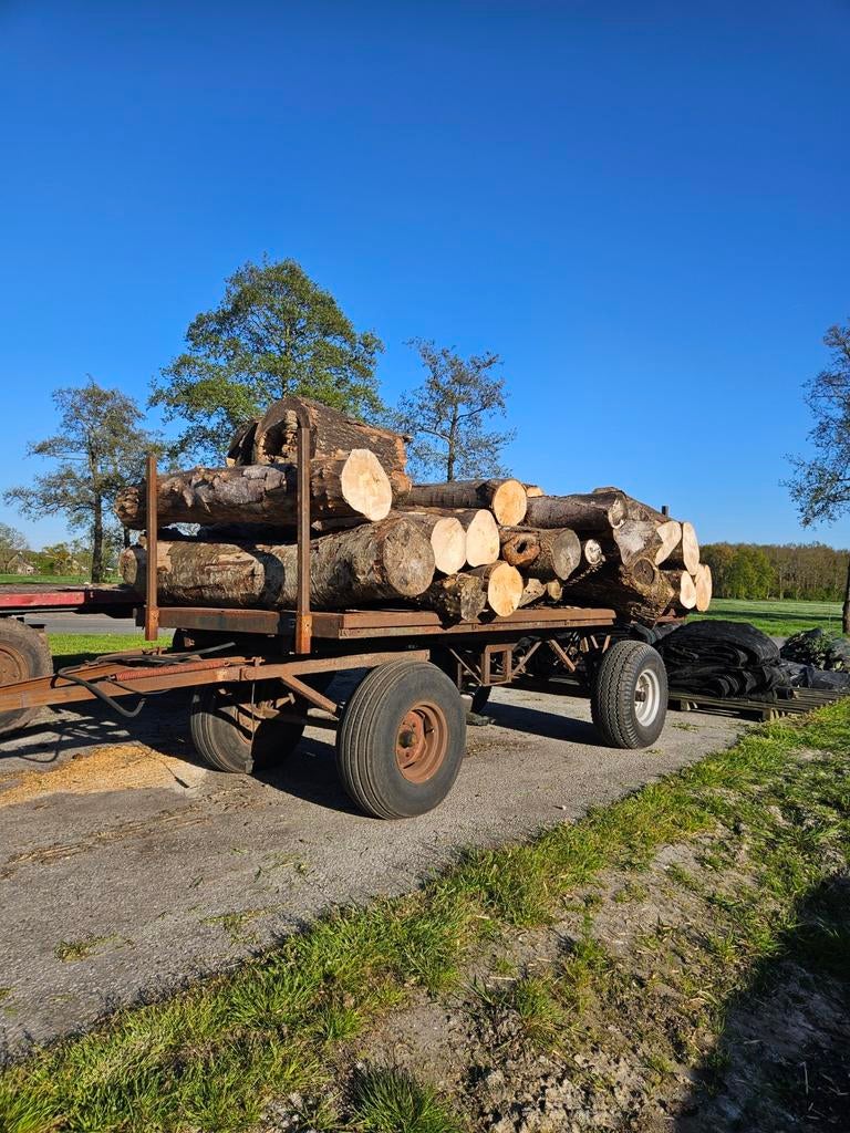 Kar vol stam hout, Minder dan 3 m³, Ophalen