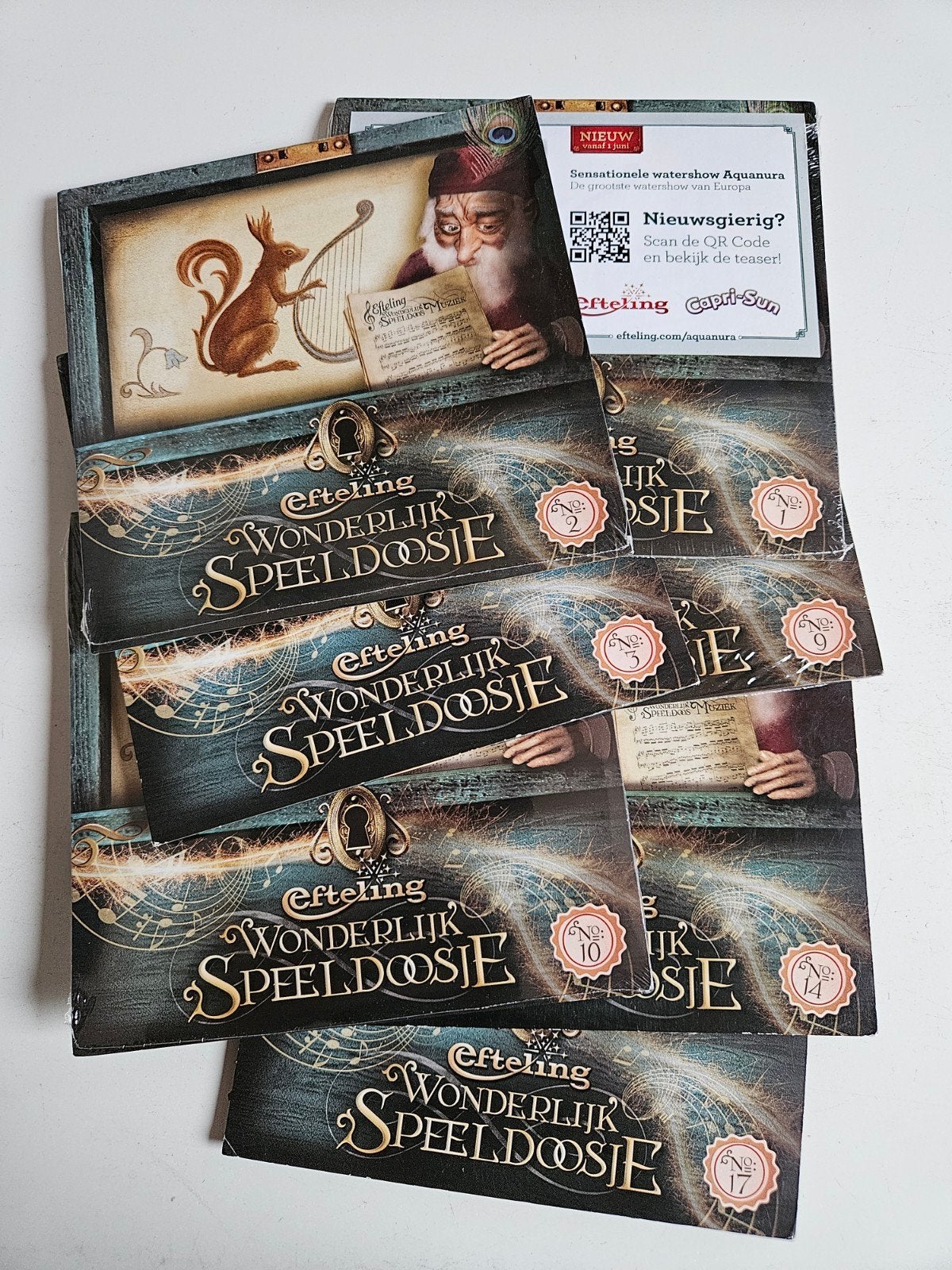 Efteling Wonderlijk Speeldoosje CD'S (7 nummers), Verzamelen, Ophalen of Verzenden, Zo goed als nieuw