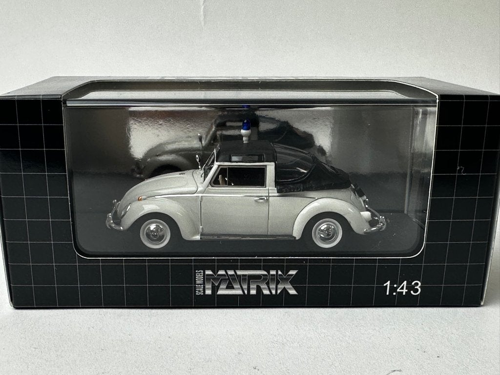 Matrix 1:43 Volkswagen Kever kuip politie Den Haag gesloten, Overige merken, Matrix Scale Models, -, Nieuw