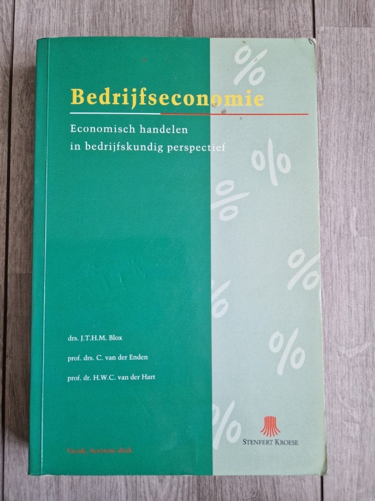 Bedrijfseconomie, Boeken, Ophalen of Verzenden, Alpha, Zo goed als nieuw, HBO