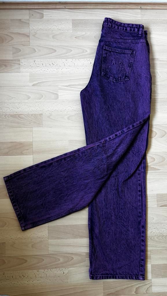 Refined jeans, spijkerbroek met paarse wassing mt. XL., Overige kleuren, ., Ophalen of Verzenden, Zo goed als nieuw