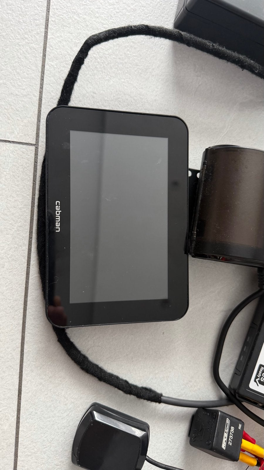 Cabman Boordcomputer met printer, kabels en GPS, Ophalen of Verzenden, Gebruikt