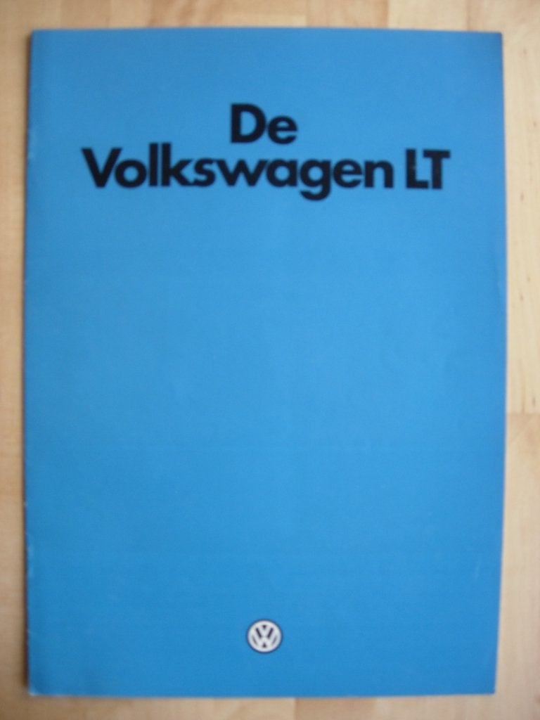 Volkswagen LT Brochure 1980, Volkswagen, Ophalen of Verzenden, Zo goed als nieuw, Volkswagen