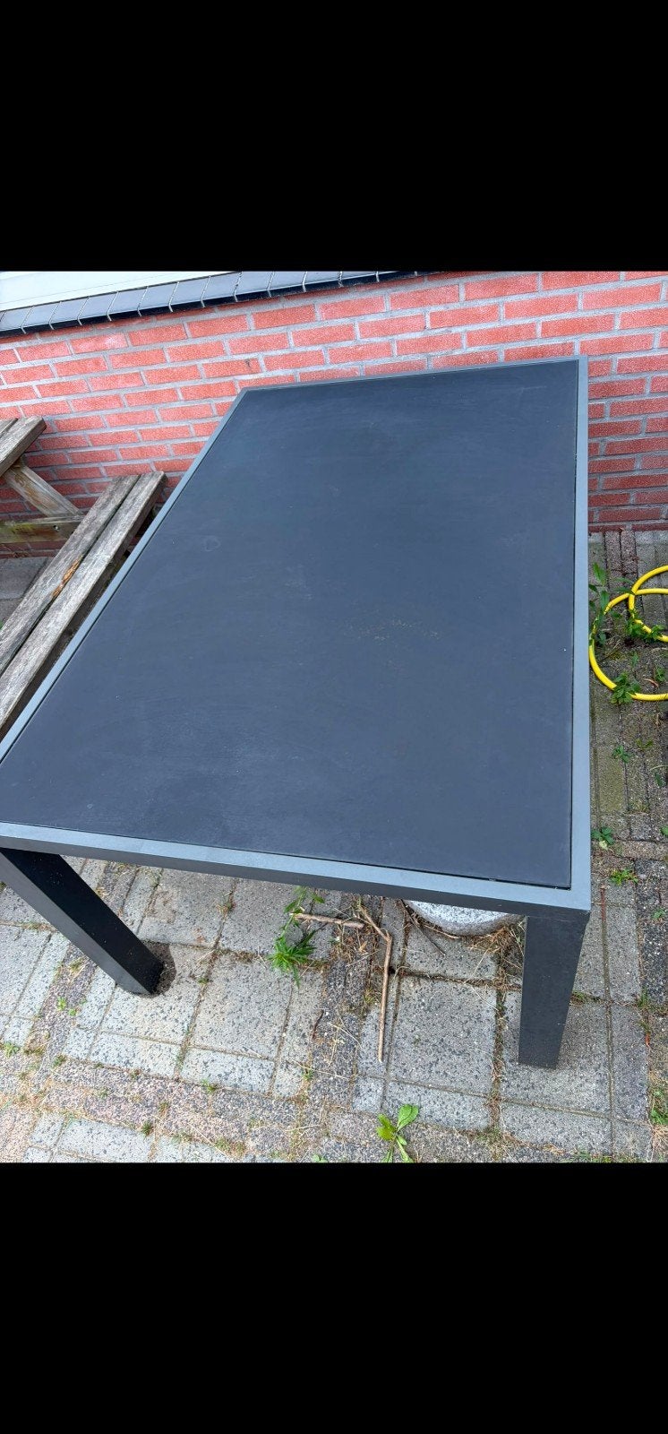 tuintafel, Ophalen, Gebruikt, Rechthoekig, Aluminium