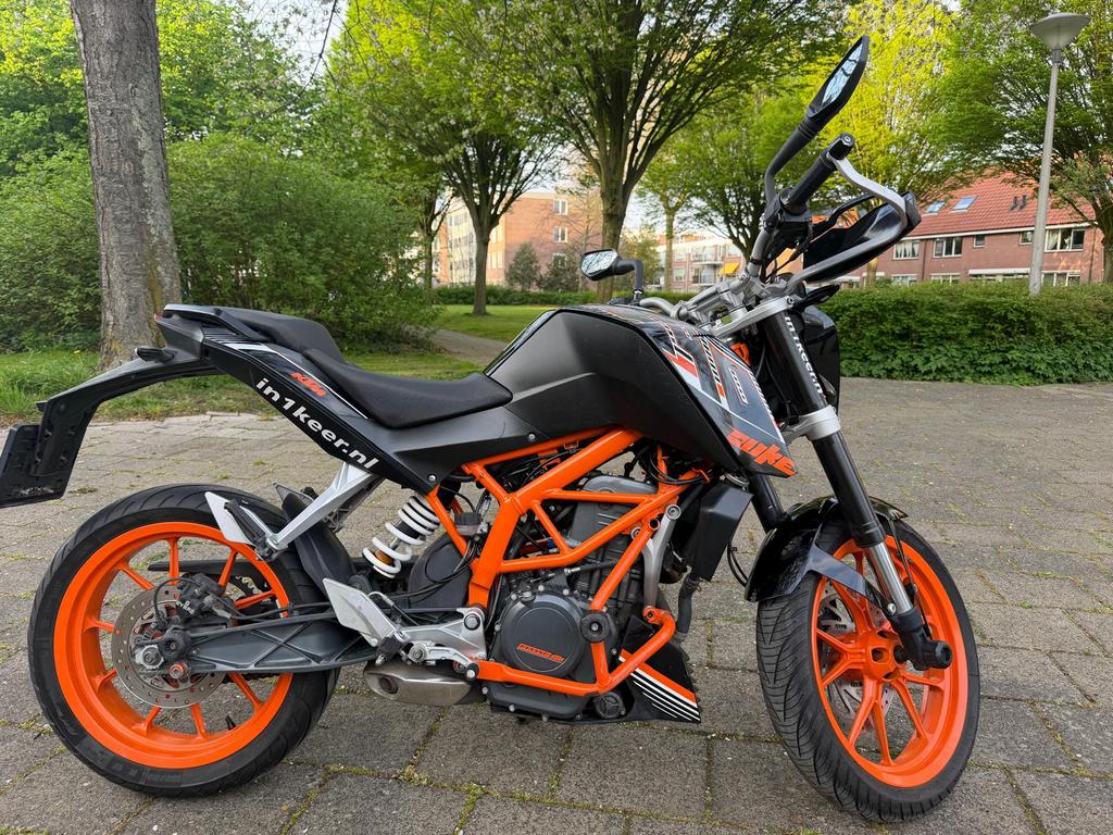 Ktm duke 390 A2 30 kw motor, Ophalen