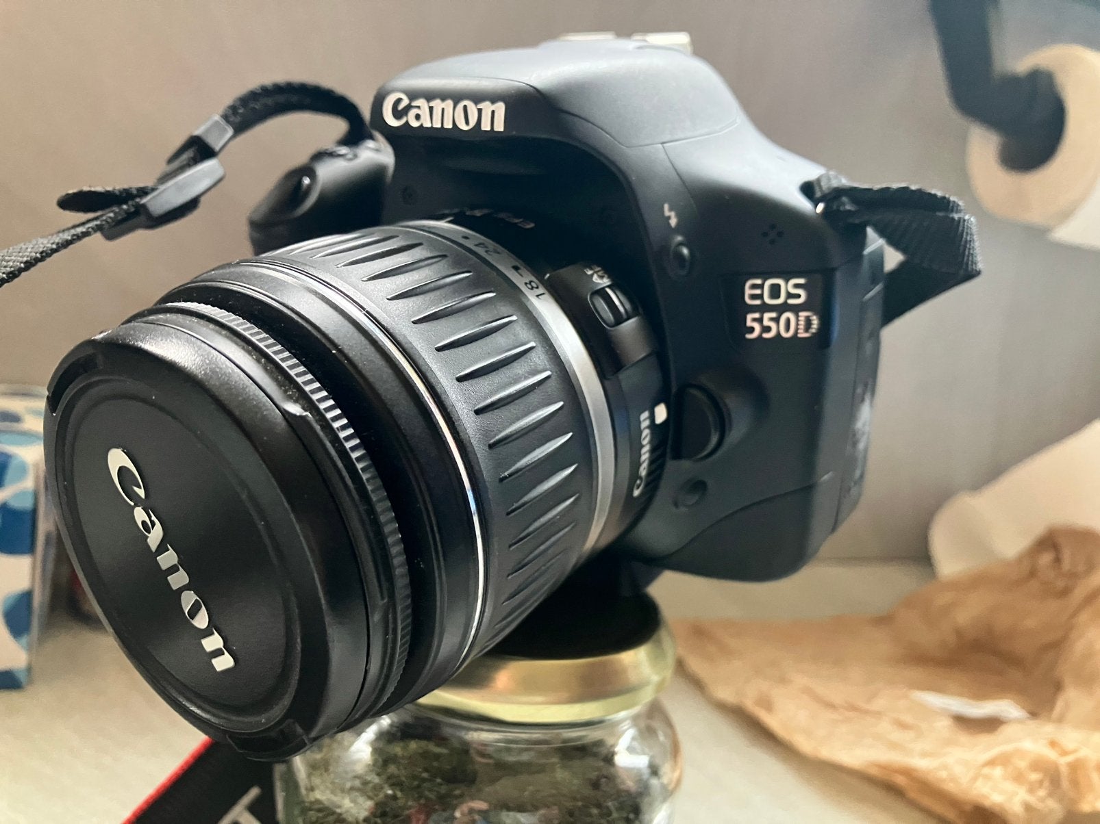 Canon EOS 550D + lenzen en flitsers, Beeldstabilisatie, Gebruikt, Canon, 18 megapixels