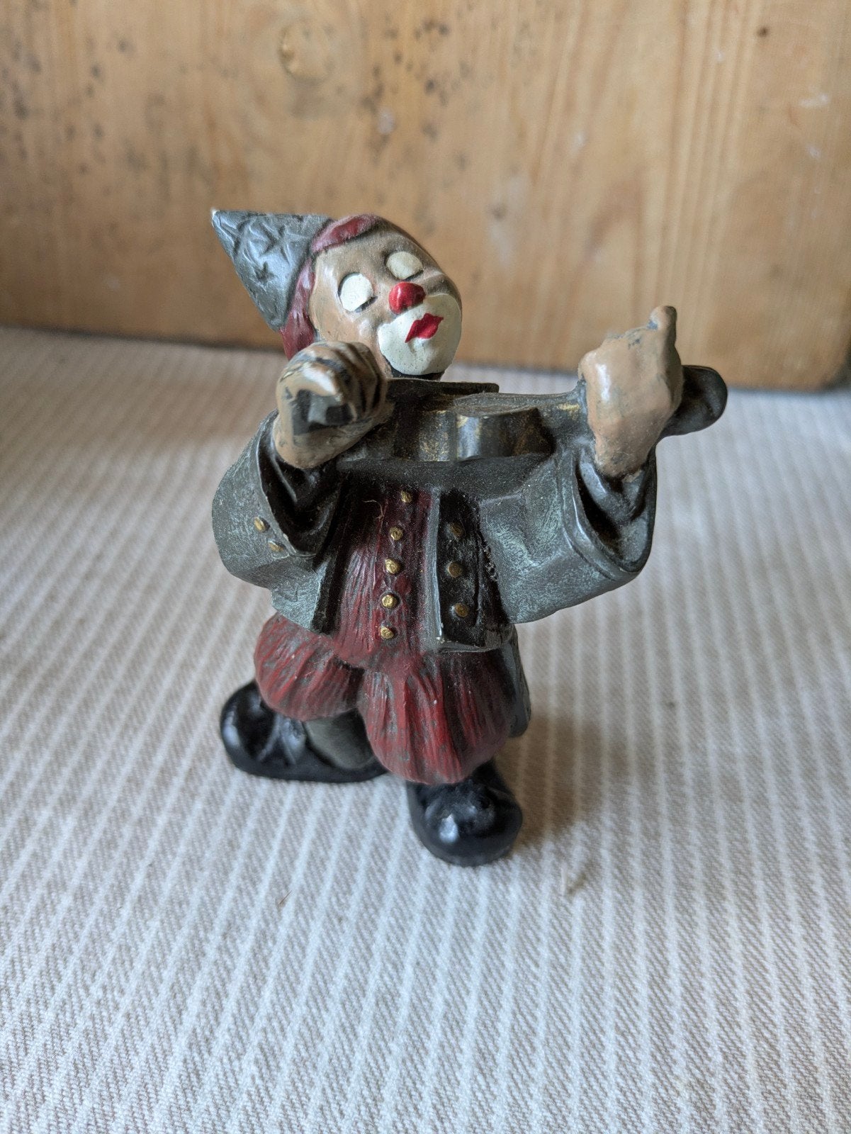 Vintage Gilde Clown met viool, Verzamelen, Beelden en Beeldjes, Ophalen of Verzenden, Zo goed als nieuw, Dier