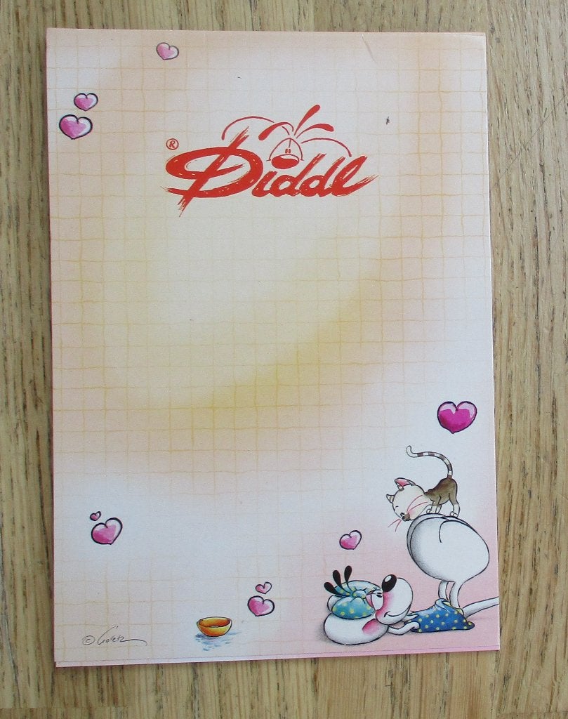 diddl en poes A6 formaat diddlblokje 16vellen+kaft, Verzamelen, Diddl, Ophalen of Verzenden, Diddl, Zo goed als nieuw, Overige typen