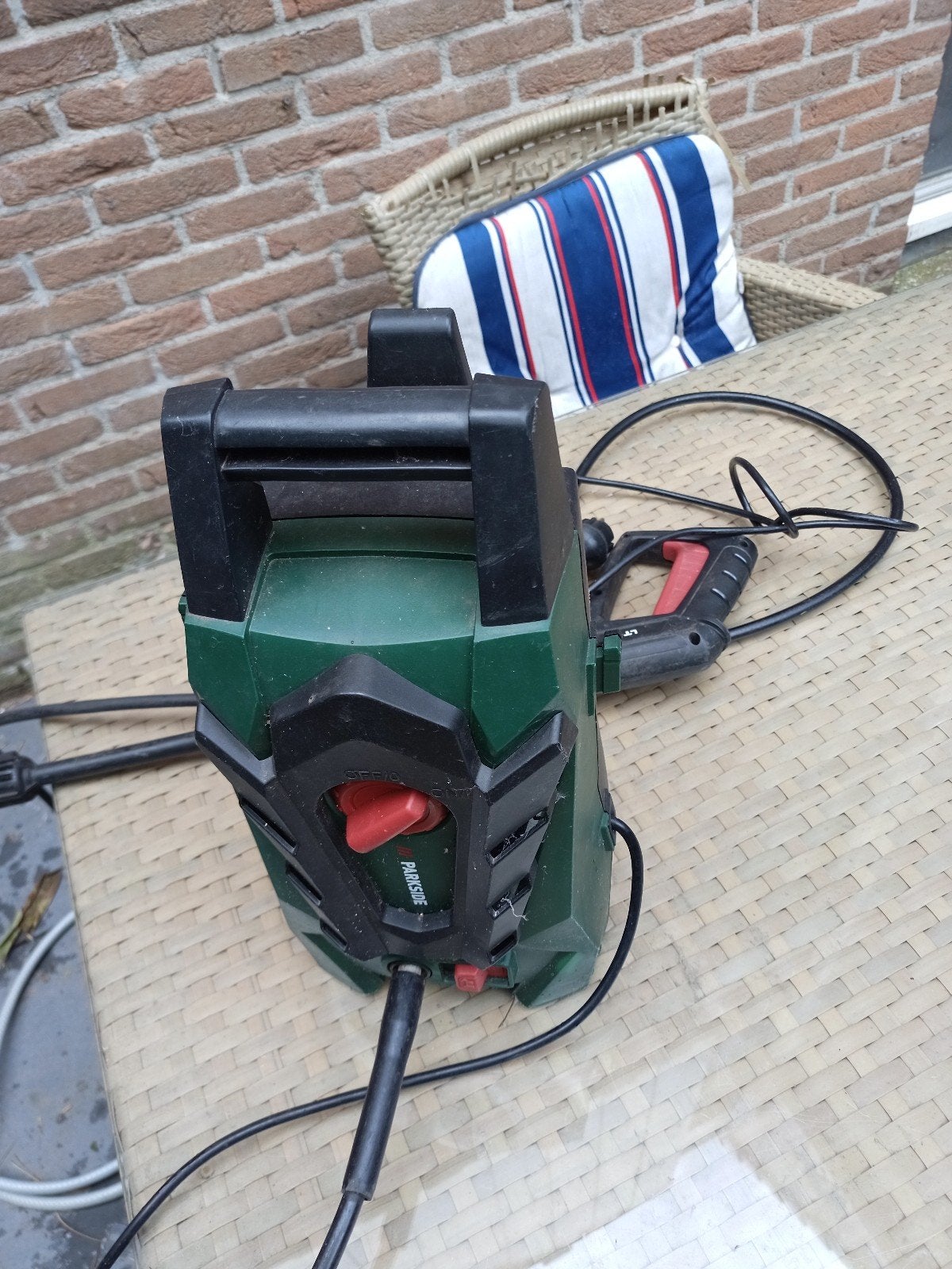 Parkside hogedrukreiniger - Werkt prima, Tuin en Terras, Hogedrukreinigers, Ophalen of Verzenden, Zo goed als nieuw, Parkside