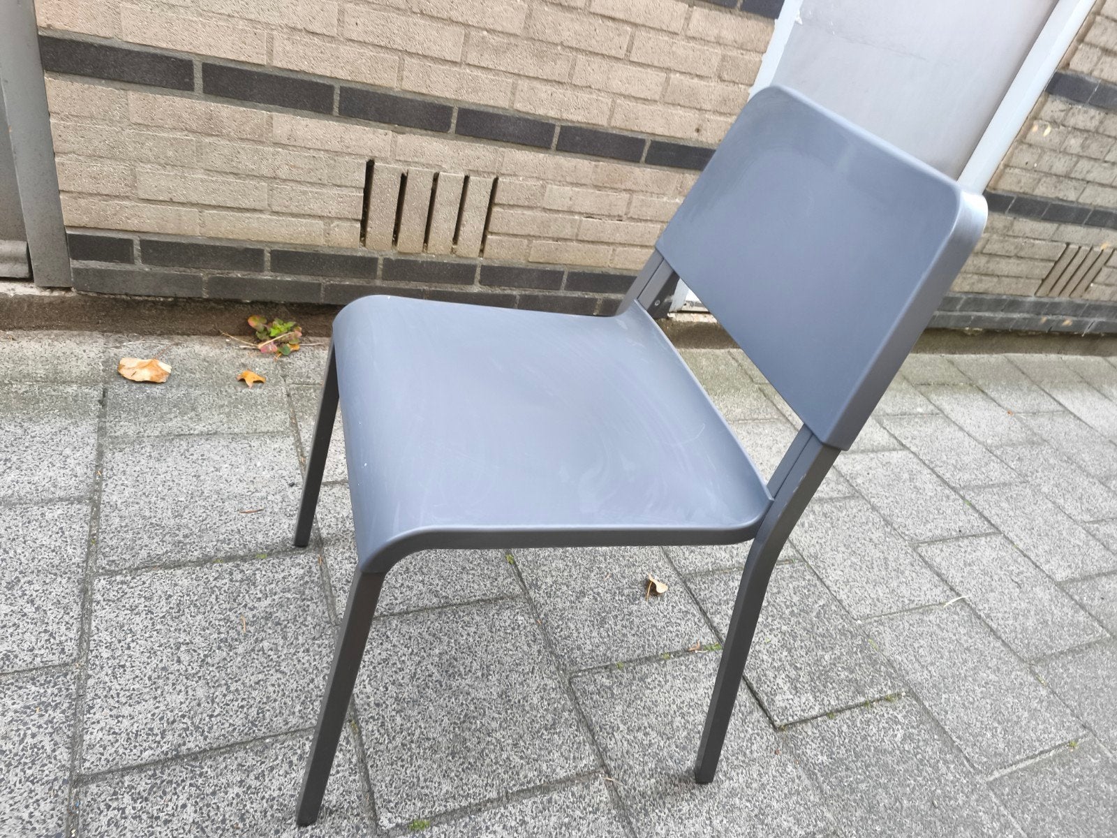 Ikea Teodores stoel grijs - goede staat, Ophalen, Gebruikt, Metaal, Eén