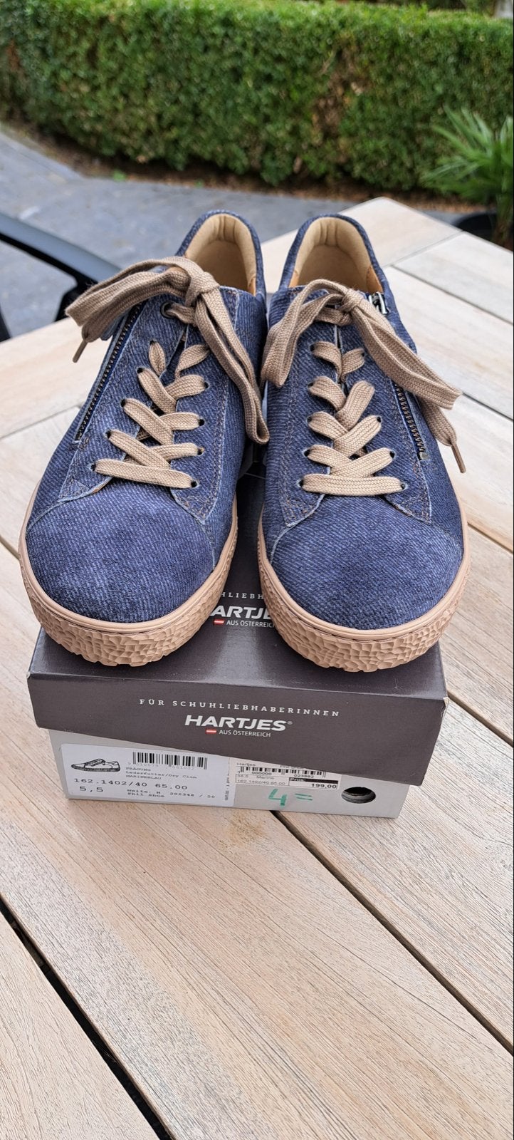 Hartjes damesschoenen nieuw in doos maat 5,5 marineblauw, Kleding | Dames, Verzenden, Nieuw, Blauw, Sneakers of Gympen