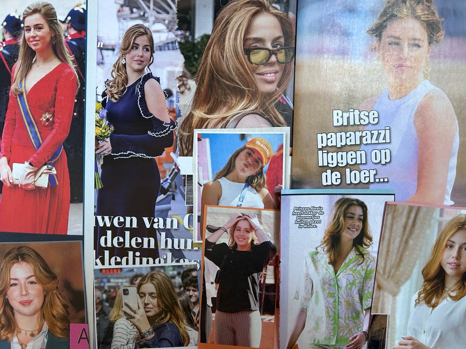 100 Knipsels van Prinses Alexia, Ophalen of Verzenden, 1980 tot heden, Nederland, Knipsel(s)