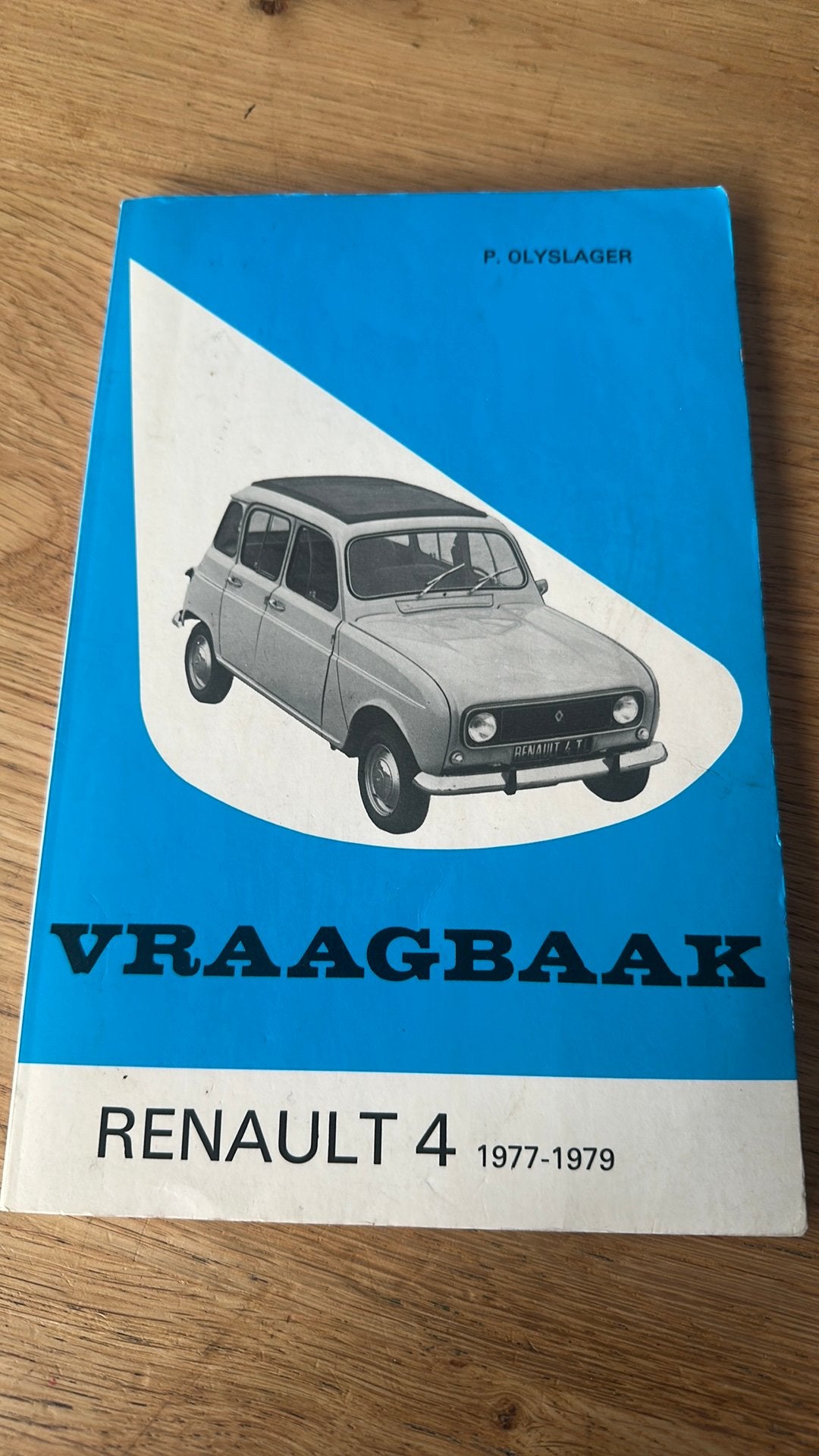 Vraagbaak renault 4, Ophalen of Verzenden