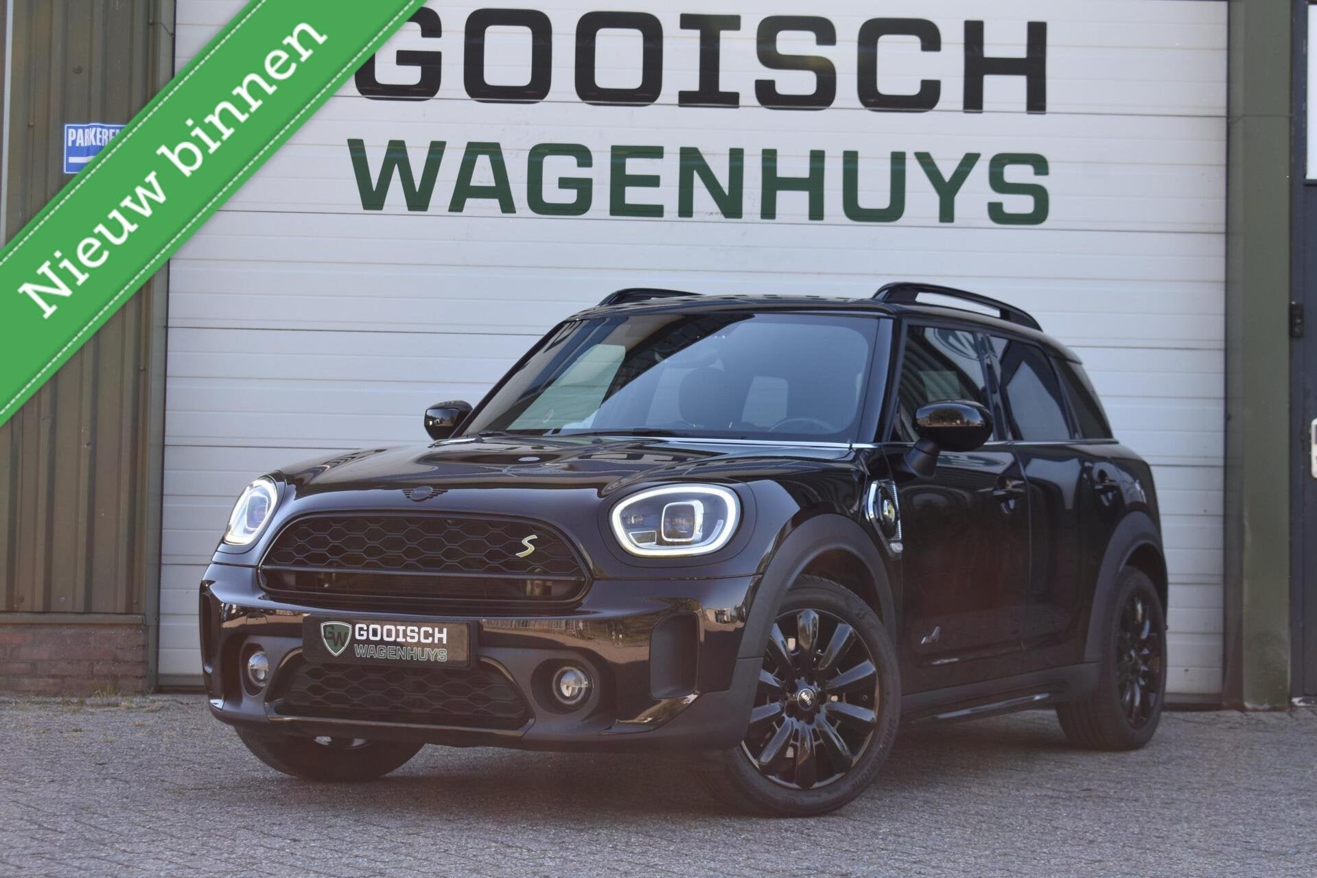 Mini Countryman 1.5 Cooper S E ALL4 | Black Pack | Leder | S, Auto's, Mini, Automaat, Euro 6, Countryman, Met garantie (alle)