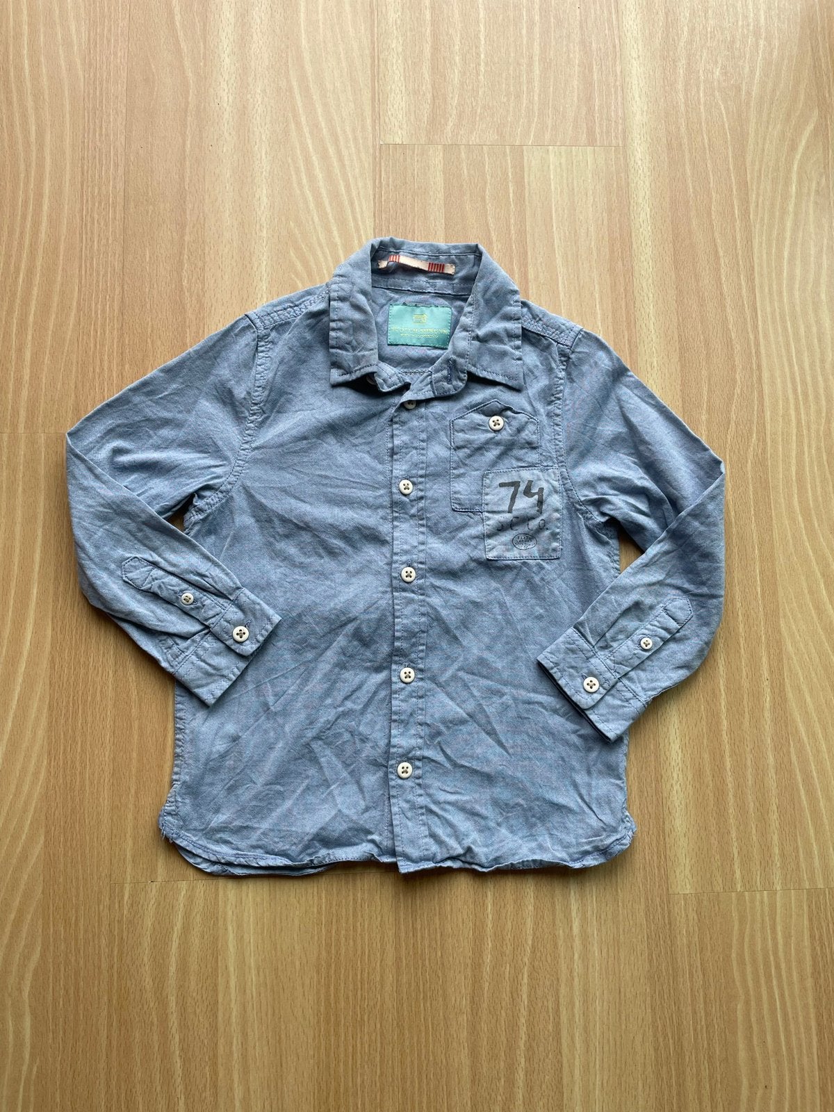 Scotch shrunck jongen blouse maat 104, Ophalen of Verzenden, Zo goed als nieuw, Jongen, Overhemd of Blouse