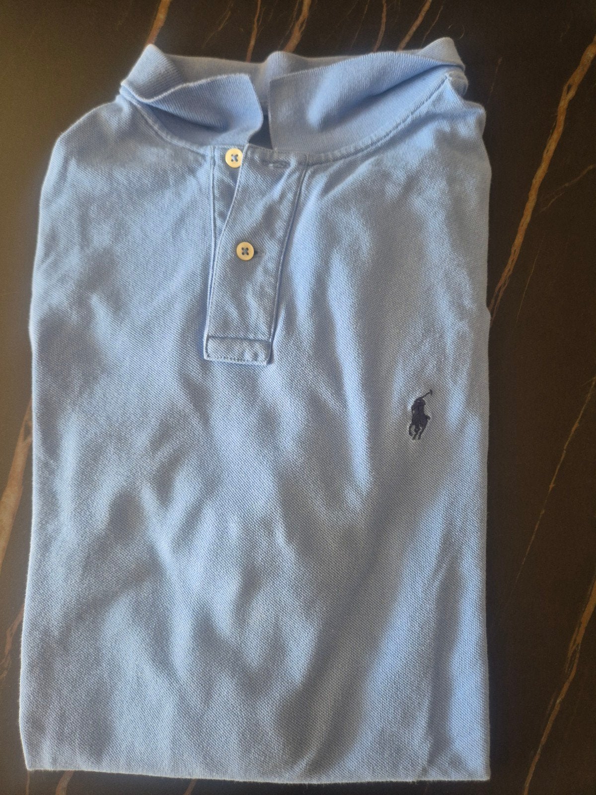 Polo Ralph Lauren Custom Slim Fit Polo - Lichtblauw XXL, Ophalen, Blauw, Maat 56/58 (XL), Polo Ralph Lauren