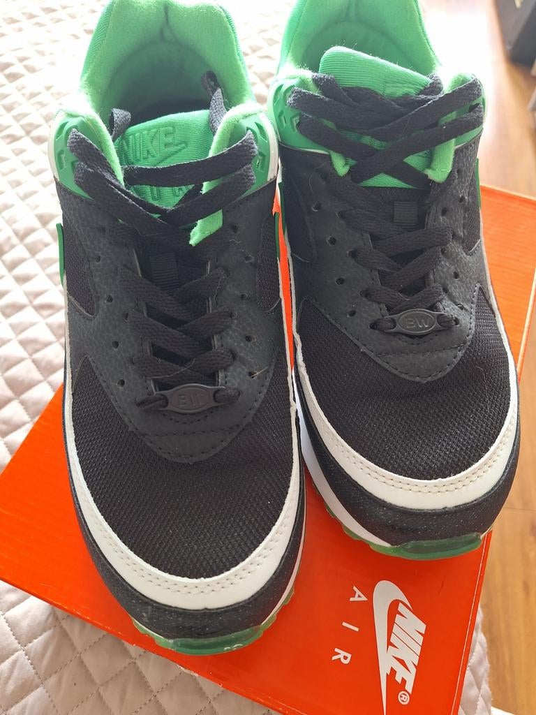 Nike Air Max BW sneakers - Zwart/Groen, Kleding | Heren, Schoenen, Ophalen of Verzenden, Nieuw, Zwart