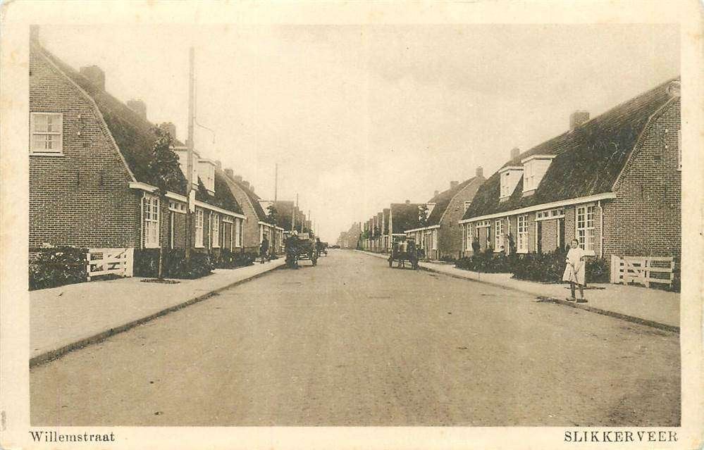 304-086-009 Slikkerveer Willemstraat, Verzenden, Voor 1920, Zuid-Holland
