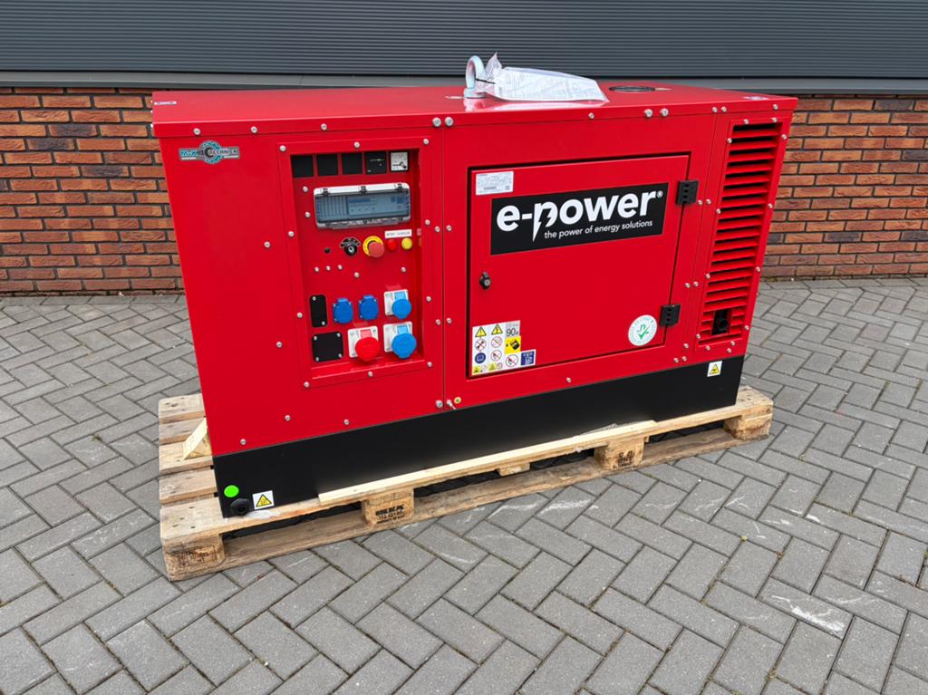E-power EPS14TDE Kubota Diesel Generator- Geluidgedempt, Doe-het-zelf en Verbouw, Ophalen, Dieselolie, Geluidgedempt, Nieuw