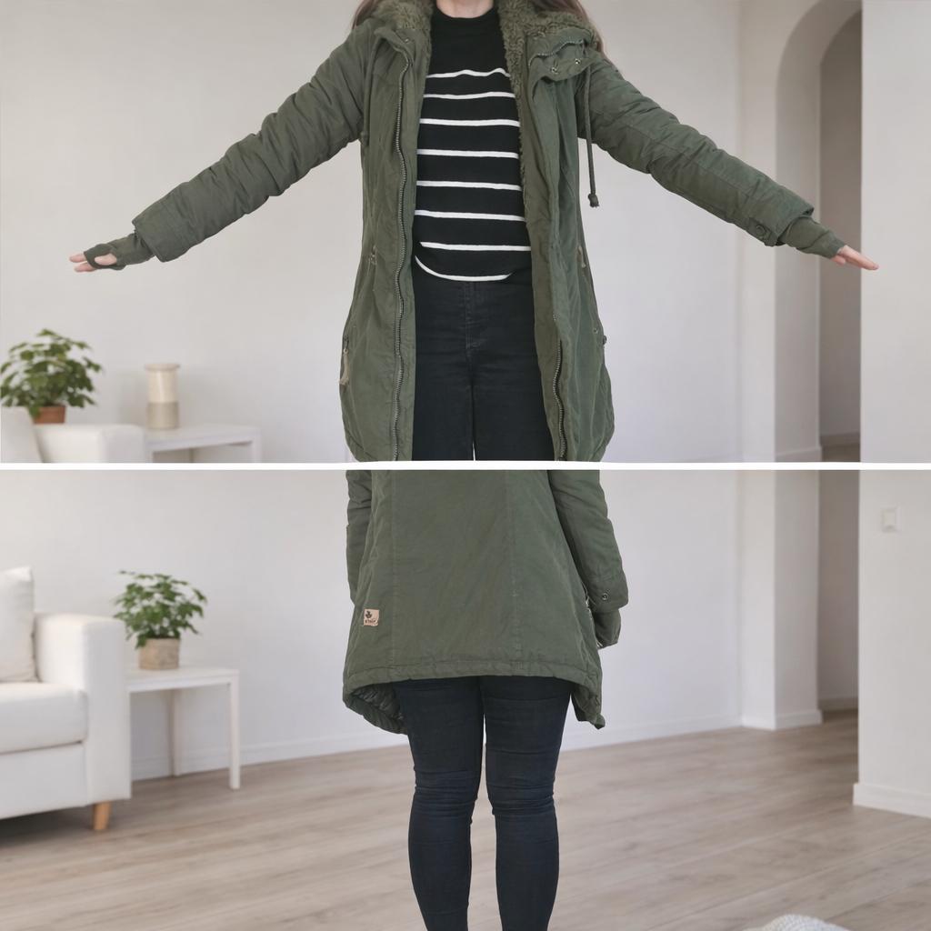WINTERJAS | PARKA, Kleding | Dames, Ophalen of Verzenden, Zo goed als nieuw, Maat 36 (S), Groen