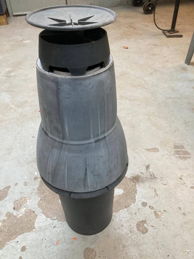 dubbelwandige dakdoorvoer 80 x 130 mm voor hr gasketel, Ophalen, Gebruikt, Minder dan 2 meter, 80 mm of meer