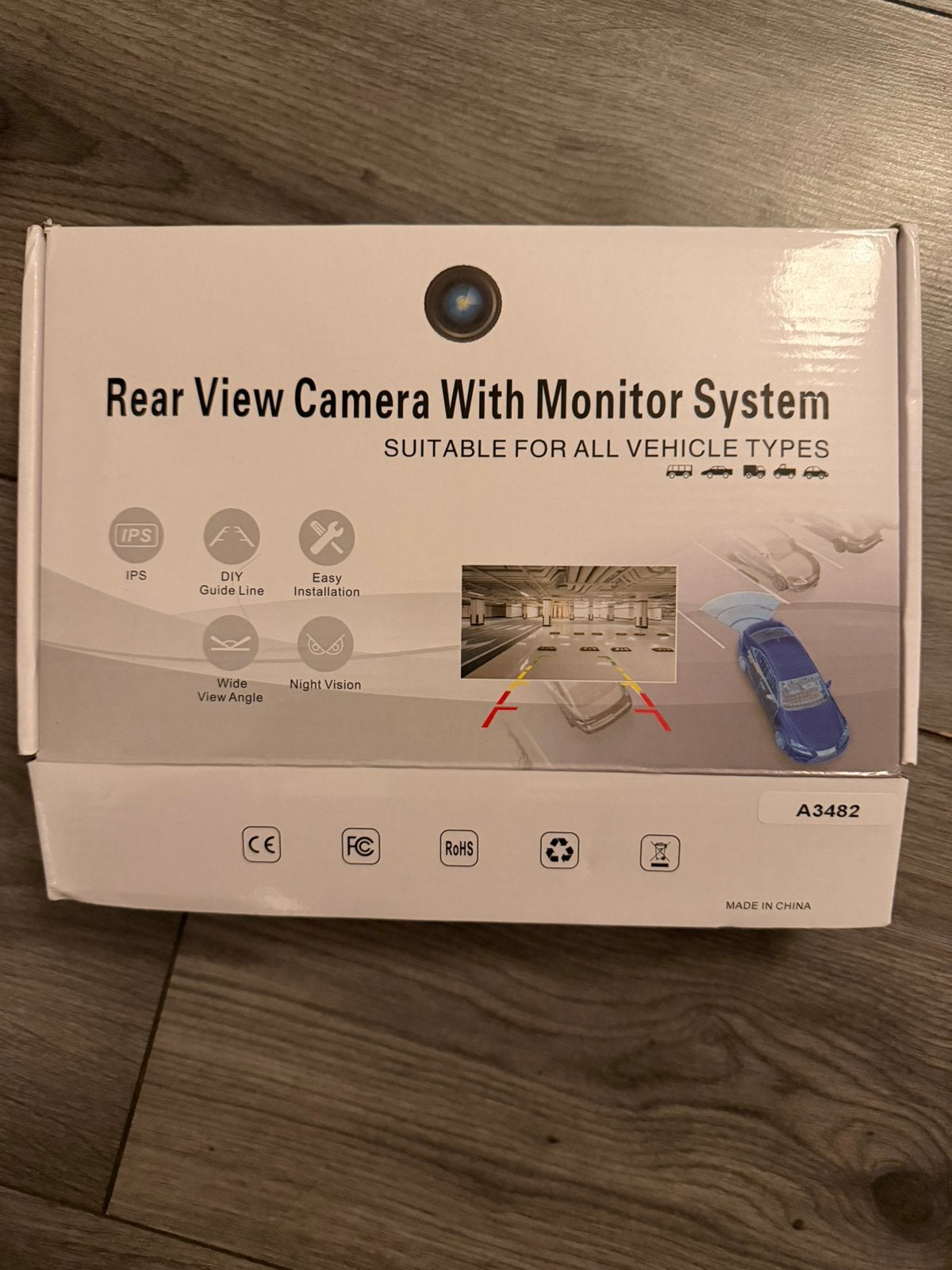 Nieuw Achteruitrijcamera met Monitor Systeem - Universeel, Ophalen, Nieuw