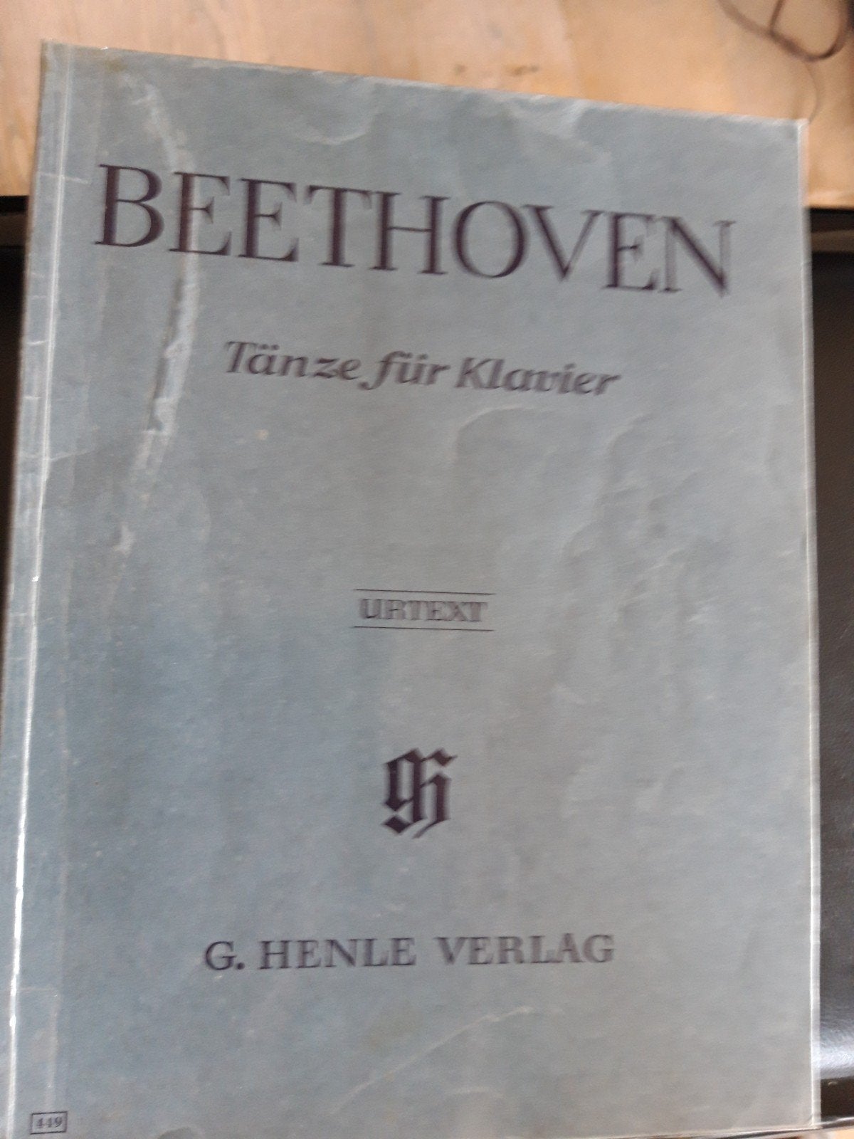 Beethoven: Tänze für Klavier (Urtext) - G. Henle Verlag, Muziek en Instrumenten, Bladmuziek, Gebruikt, Klassiek, Ophalen of Verzenden