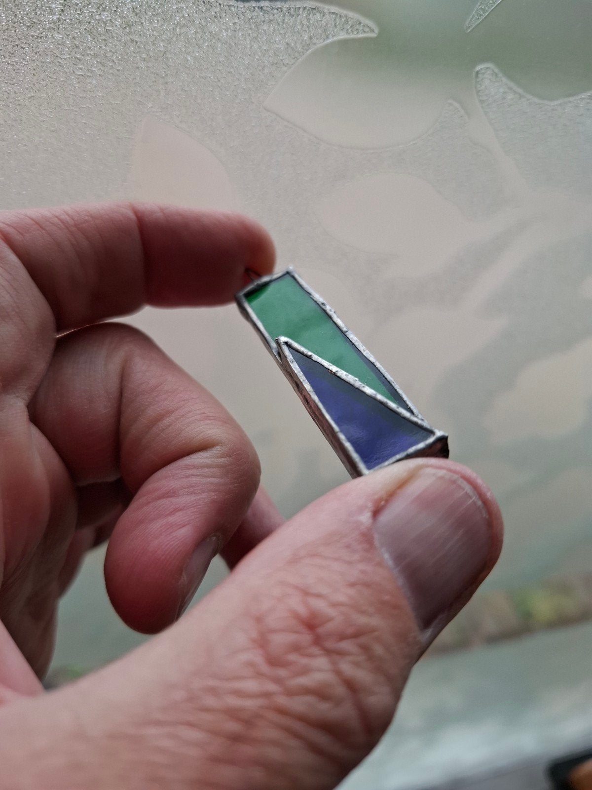 Vintage kettinghanger, Ophalen of Verzenden, Zo goed als nieuw, Zilver, Overige materialen
