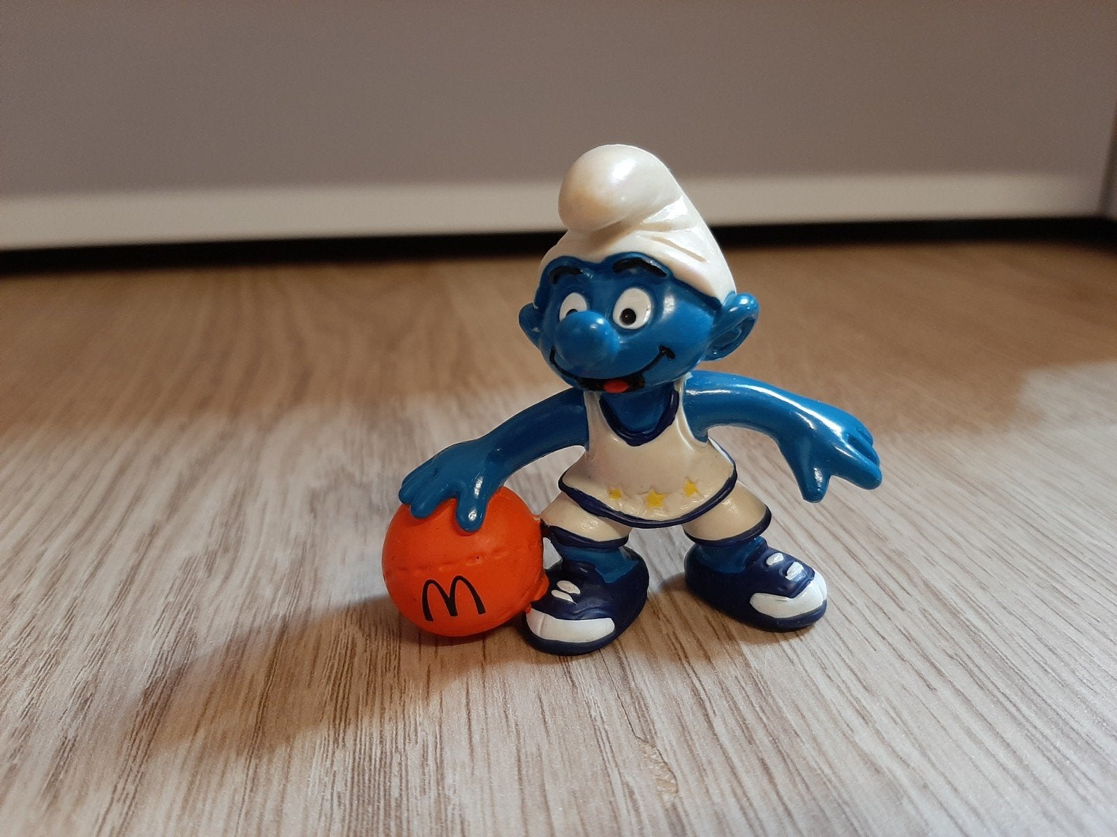 Mcdonalds smurf basketbal De Smurfen, Verzamelen, Smurfen, Ophalen of Verzenden
