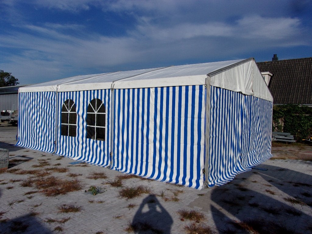 partytent ,grote tent , evenemententent, Partytent, 6 meter of meer, Zo goed als nieuw, 8 meter of meer