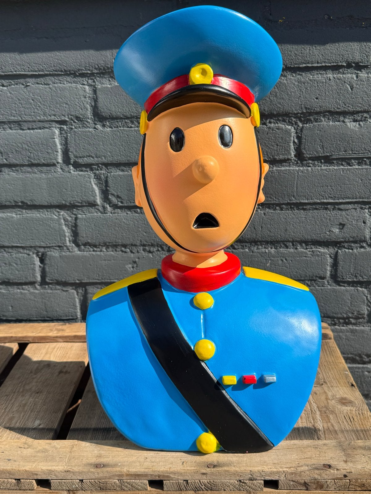 Kuifje Kapitein Buste Decoratie Beeld, Ophalen, Zo goed als nieuw, Mens