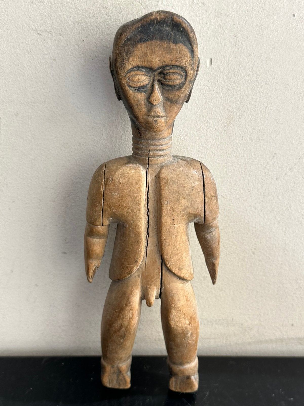 Oud Venavi tweeling beeldje Zimbabwe Afrika 22 cm, Ophalen of Verzenden