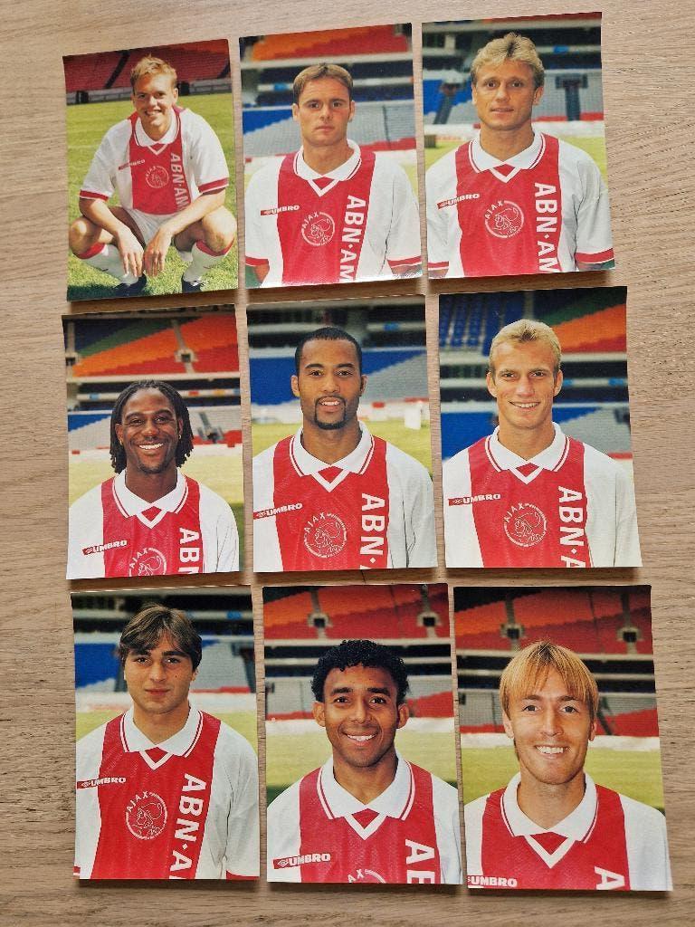 Ajax   spelerskaarten  ( 5 ), Verzamelen, Ophalen of Verzenden, Gebruikt, Ajax, Spelerskaart