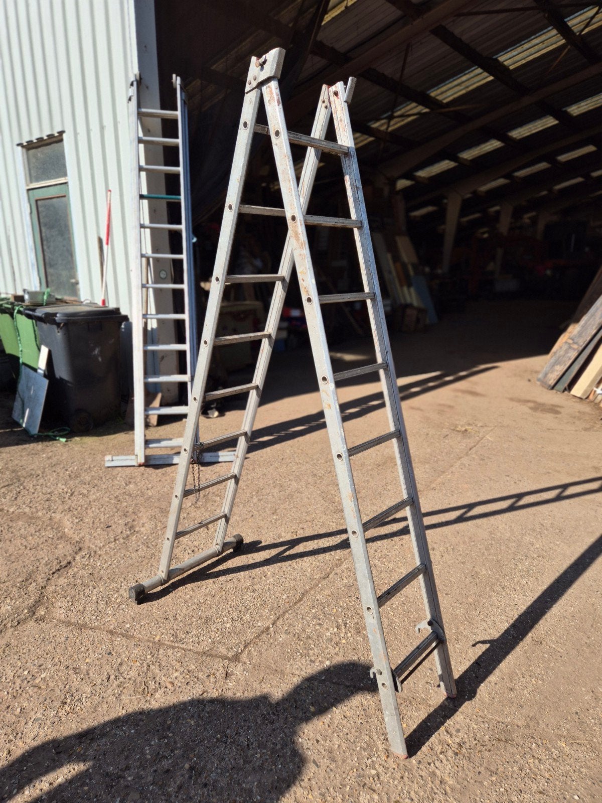 2 x 8 sports ladder, Ophalen, Gebruikt, 4 meter of meer