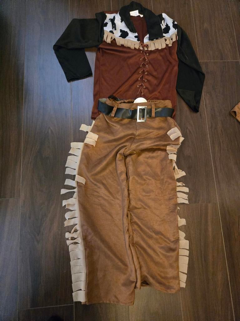Cowboy pak jongen 10-12 jaar, Verzenden, Jongen