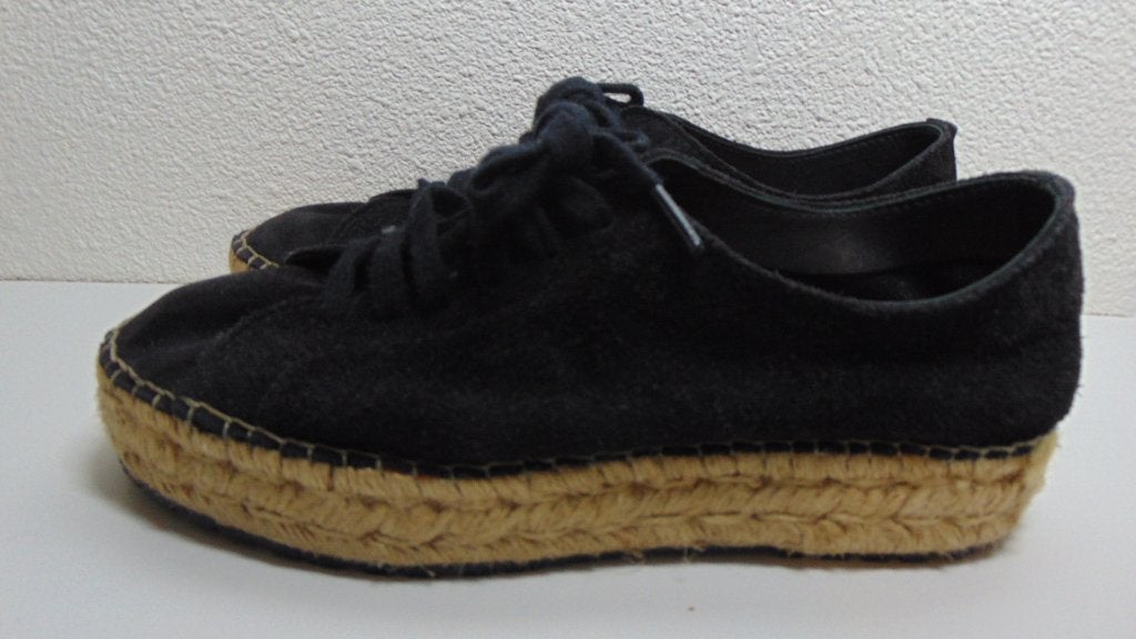 Zwarte mooie Shabbies Veter Gympen maat 38, Shabbies Amsterdam, Verzenden, Zwart, Sneakers of Gympen