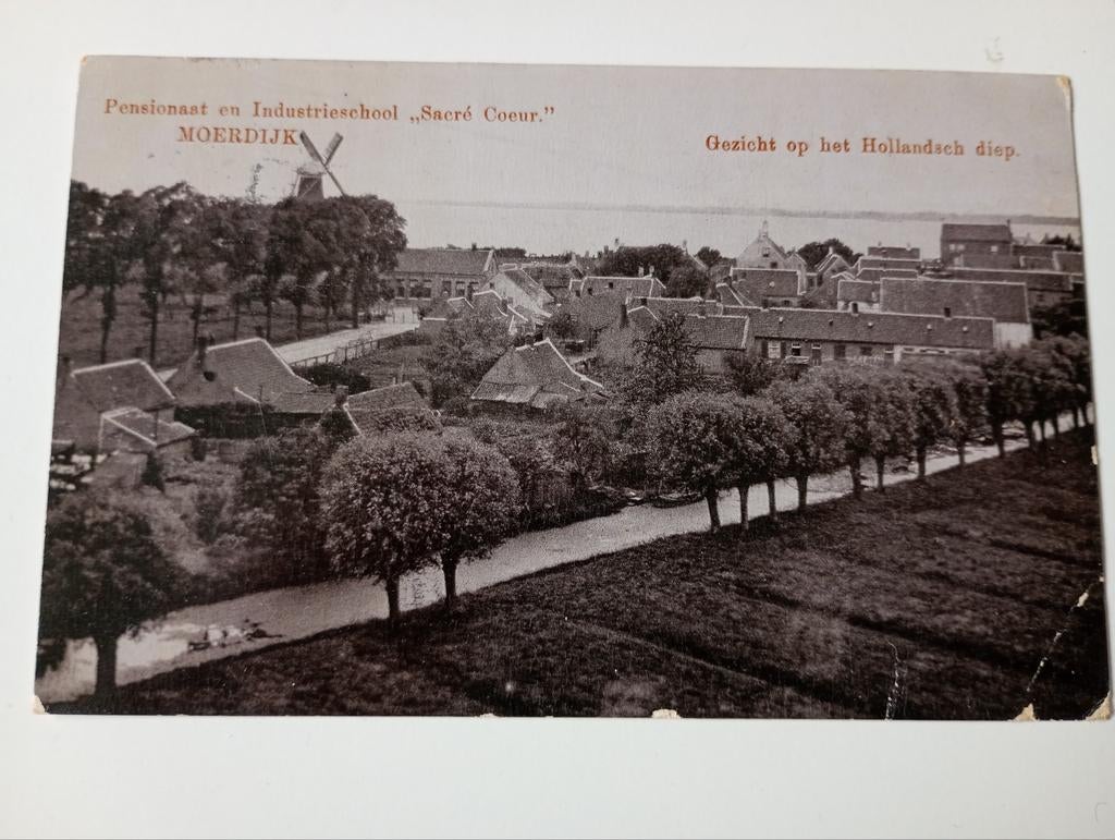 Moerdijk 1911, Verzamelen, Ansichtkaarten | Nederland, Ophalen of Verzenden, Voor 1920, Gelopen, Noord-Brabant
