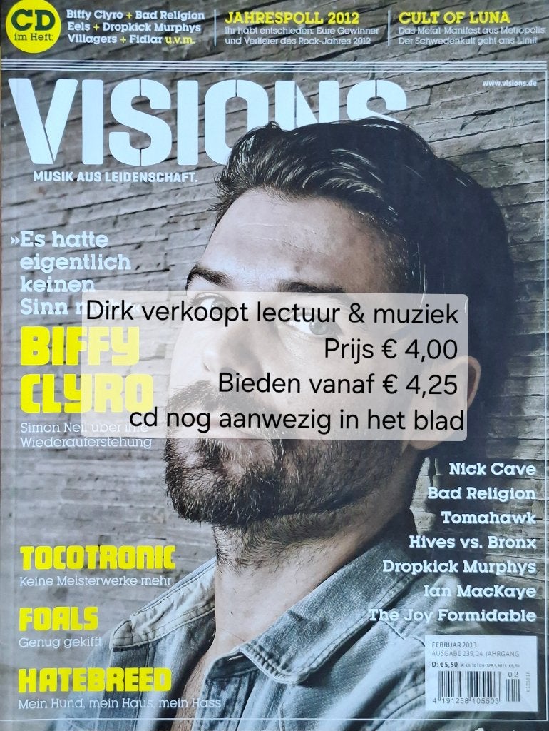 Duits muziekblad Visions nr 239, 2013; Nick Cave, Ophalen of Verzenden, Zo goed als nieuw, Boek, Tijdschrift of Artikel