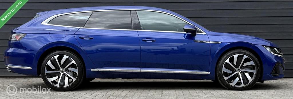 Volkswagen Arteon Shooting Brake 2.0 TSI R-Line 280PK 4Motio, Auto's, Automaat, Gebruikt, 4 cilinders, Blauw