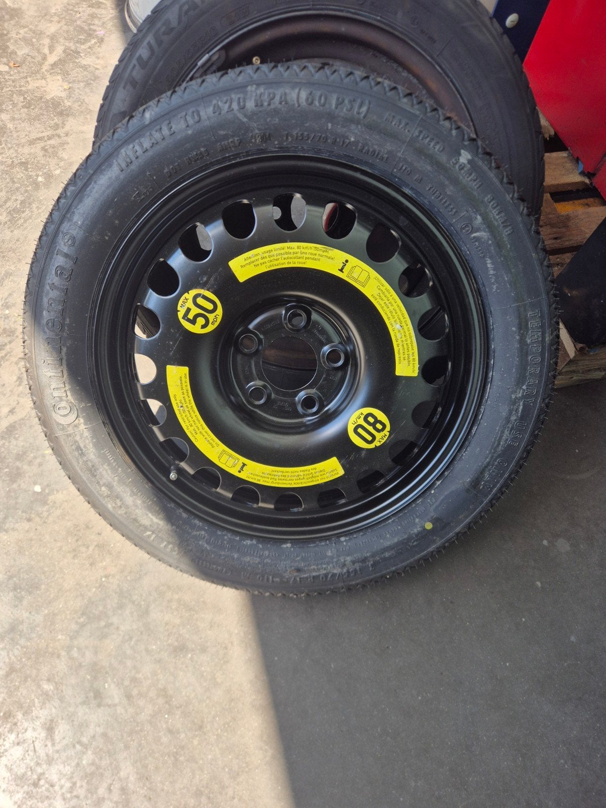 Mercedes thuiskomer 155/70 R17, Ophalen of Verzenden, Nieuw