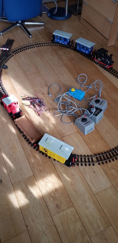 Playmobil trein en rails, Gebruikt, Complete set, Voertuig, Ophalen of Verzenden