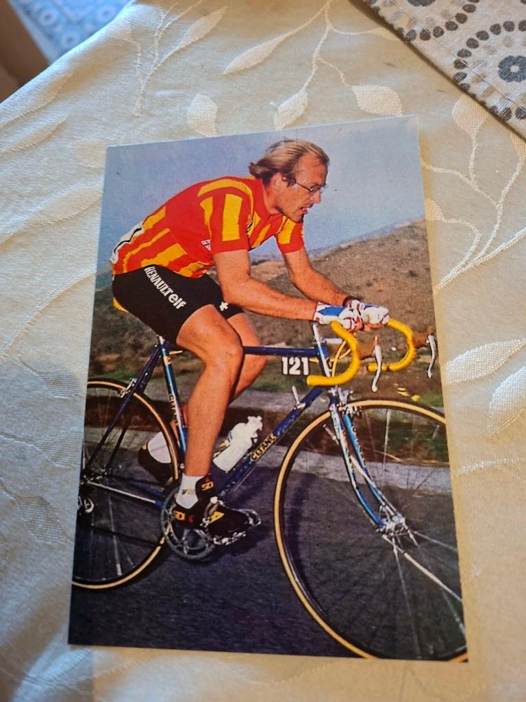 Foto (Repro) Laurent Fignon / Renault-Elf, Verzenden, Zo goed als nieuw, Overige sporten, Poster, Plaatje of Sticker