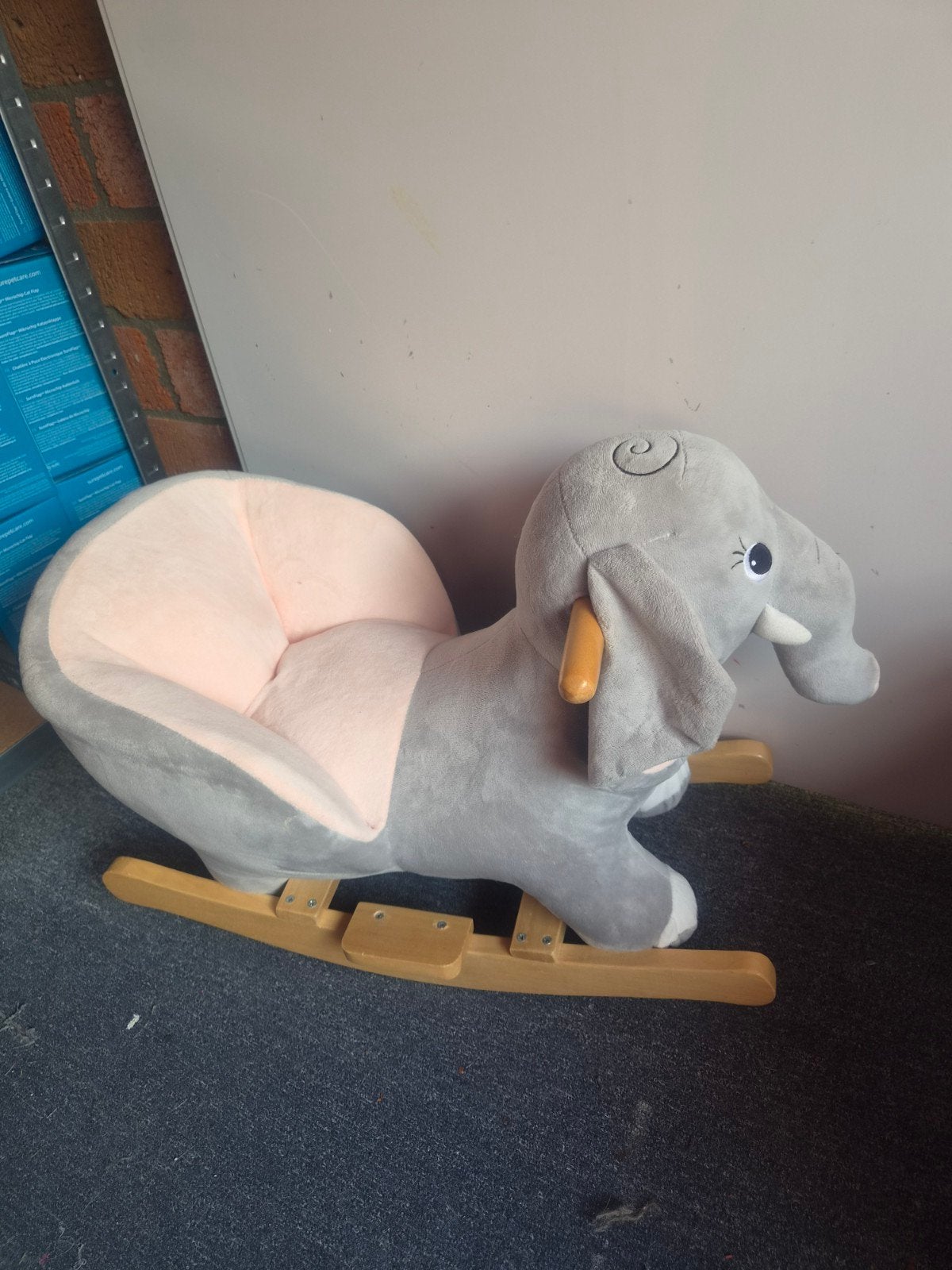 Schommeldier Olifant, Ophalen, Zo goed als nieuw