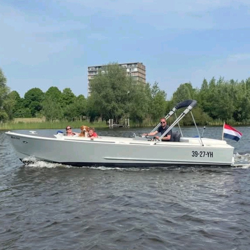 Unieke aluminium sloep met Mercedes diesel en trailer, Ophalen, Gebruikt, Afdekzeil, Diesel