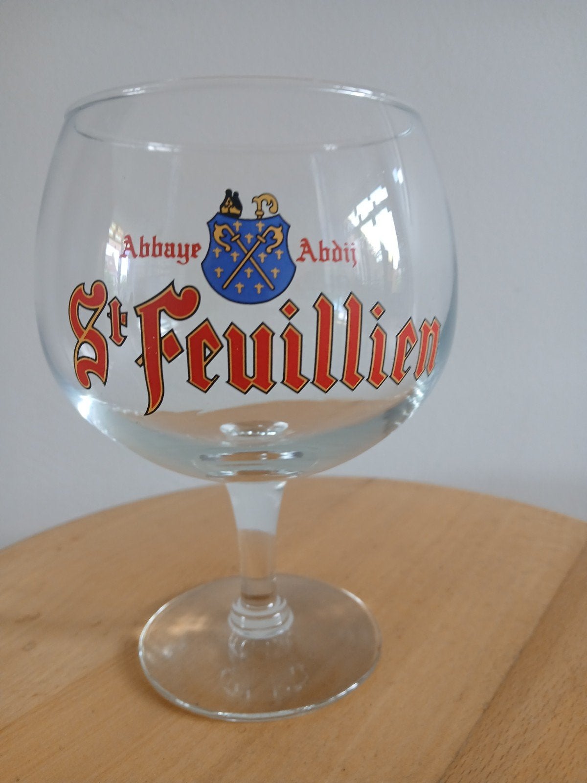 St. Feuillien bierglas, Verzamelen, Biermerken, Nieuw, Glas of Glazen, Overige merken, Ophalen of Verzenden