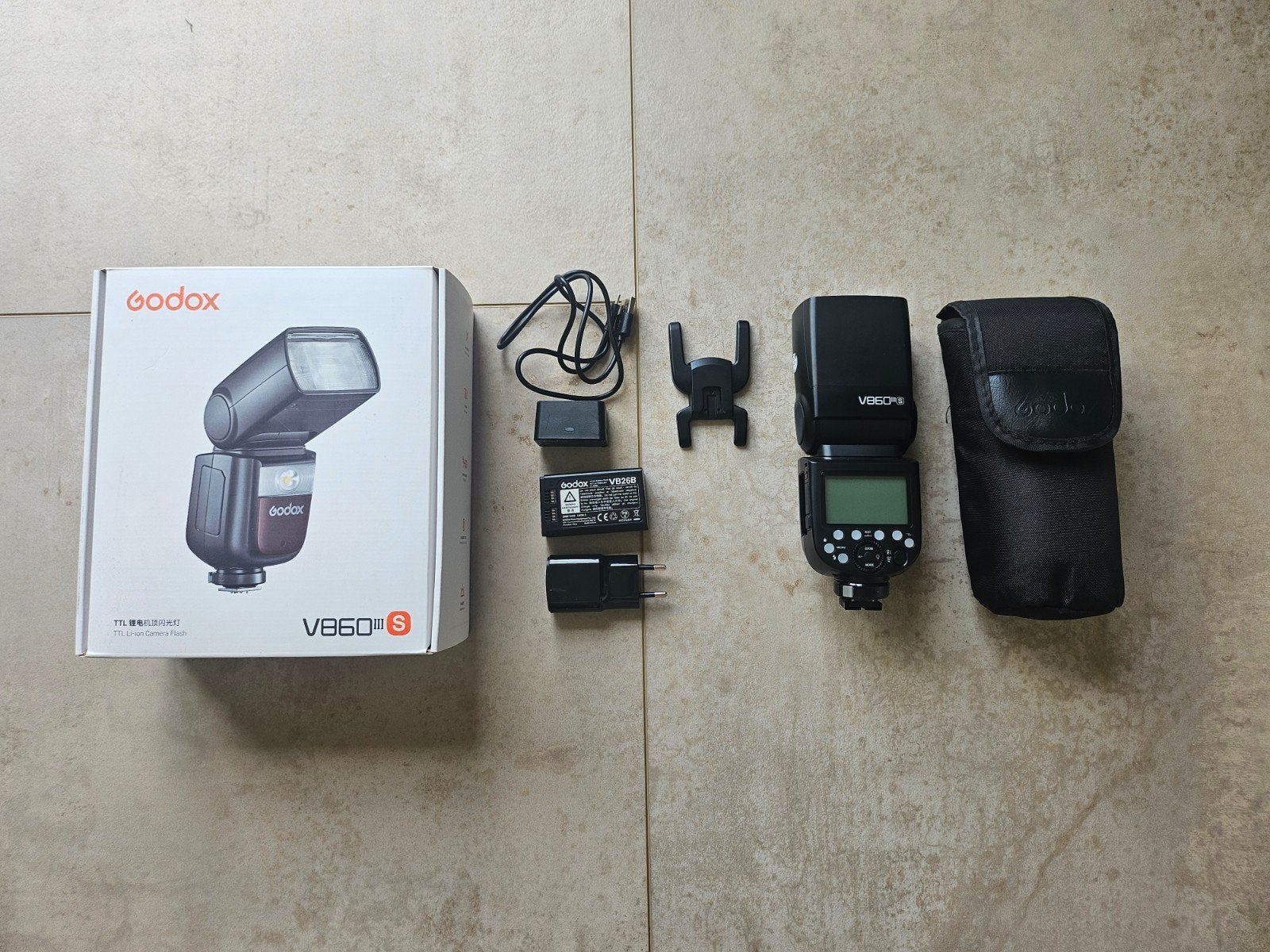 Godox Speedlite V860III Sony Kit - Zo goed als nieuw, Ophalen, Externe flitser, Zo goed als nieuw, TTL